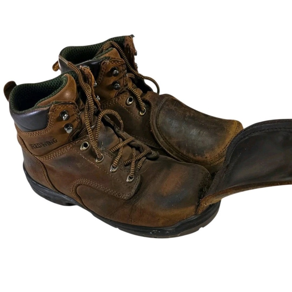 Red Wing King Toe Mens Work Boot Size 9.5 Composite Toe Safety ASTMF 2413 11 - Picture 3 of 7